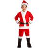 Boland - Costume da bambino Babbo Natale 6 pezzi, costume in maschera per Babbo Natale, Natale o carnevale