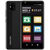 MAXCOM - PHONE - Smartphone MS 554 4G 32 GB 3GB RAM Dual Sim Display 5.5' IPS Slot Nano SD Fotocamera 8 Mpx Android 11 Colore Nero