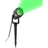 Partenopeautensili® Faretto a led cob da esterno segnapassi per giardino orientabile 5w 450 lumen luce con picchetto lampada proiettore spot Impermeabile IP65 By Wisdom (VERDE)