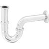 Parama Sifone di scarico universale "a P" per bidet in ottone cromato | Adria