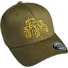 Baddery Flexfit - Berretto ricamato, motivo: trattore, verde, L/XL