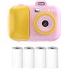 Generic fotocamera di stampa fotocamera fotocamera stampa istantanea fotocamera stampa istantanea fotocamera stampa per 2.7K Cute Instant Camera 42MP Fotocamera digitale Childeren Instant Print Camera