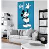 Komar VD-053 - Carta da parati in pile Disney Hey, 120 x 200 cm, decorazione da parete, motivo: Topolino 90, colore: blu/nero/bianco