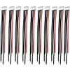 LINSYRC 10pcs Cavo di Prolunga per Bilanciamento 3S 4-Pin Spina Adattatore del Connettore dell'equilibrio JST-XH con Cavo di Silicone 15CM 22AWG (3S)