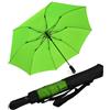 iX-brella Ombrello tascabile XXL 124 cm in fibra di vetro con sistema automatico, verde fluo, 124 cm, Ombrello tascabile XXL