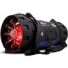 XX.Y P-127J - Altoparlante bluetooth Boom Box (NFC), portatile, con ingresso batteria e audio integrato, per microfono/strumenti musicali/lettori MP3, nero