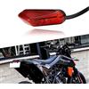 LOKLISUM Mini Fanale Posteriore Freno Moto, 12V 9 LED E-Approved Motorcycle Faro Posteriore Stop Running moto Universale per Moto ATV Dirt Bike Scooter.