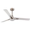 Eden pulse Ventilatore nichel 3 pale bianco/faggio 22 W, 6 velocità, 3 temperature, 33,5/46x132x132 cm