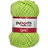 Puppets Lyric, spessore: 8, presentazione: 50 G, lunghezza: 70 m, filo verde chiaro all'uncinetto