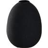 LEONARDO HOME 041697 Casolare - Vaso in metallo, 16,4 cm, colore: Nero
