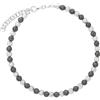 LillyMarie Bracciale Regolabile Argento Con Sfere In Argentate E Diamantate