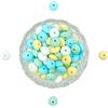 Oulitigy Perle Di Abaco in Silicone 12mm 50pc Accessori Per Perdere In Silicone Fai Da Te