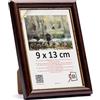 3-B COMO RUSTIKAL - Cornice portafoto in legno, 9 x 13 cm, con vetro acrilico