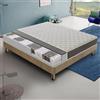 materassi e doghe Materassiedoghe - Materasso Molle Insacchettate 900 Molle insacchettate 6 Cm Foam Ortopedico Alto 22 cm - zone di portanza differenziata - confortevole ed ortopedico (100x200 cm)