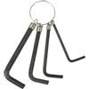 ON BIKE Set Quattro Chiavi A Brugola 3-4-5-6 Mm | Set Universale Manutenzione Bici | Chiavi Allen In Acciaio Con Anello Portachiavi, Ideali Per Riparazioni Ciclo