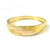 oro 18 kt BRACCIALE DA DONNA RIGIDO IN ORO GIALLO BIANCO E ROSA 18 KT