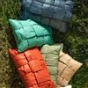 Maddalena Home Cuscino rettangolare intreccio costruito 32 x 50 cm