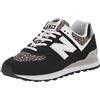 New Balance 574', Sneaker Donna, Nero BK, 37 EU