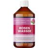 Nakobe Acqua di rose biologiche - 1000 ml rosa Damascena Flower Water | Idrolato puro senza alcool | Per viso, capelli e cosmetici fai da te | Vegano e senza additivi - Organic Rose Water