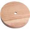 BQLZR 12CM Dia 5CM Inner Dia Base di lampada in legno Vintage Edison Basette per lampada da tavolo da lettura Lampada da tavolo
