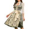 Goxozzy Dirndl Donna, Vestito Oktoberfest, Costume Classico Ed Elegante (Rosa, 36)