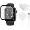Caricatore rapido (20W), cavo (Magnetico) & pellicola protettiva | Apple Watch 4/5/6/SE | 40 mm
