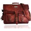 Fatto a mano Borsa messenger in pelle 18" per 14" borsa per laptop borsa a tracolla per co...