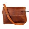 Fatto a mano Borsa messenger da uomo 18" in vera pelle vintage grande richiesta tracolla c...