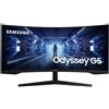 Samsung Monitor Gaming Odyssey G5 (C34G55), Curvo (1000R), 34'', 3440x1440 (Ultra WQHD), 21:9, HDR10, VA, 165 Hz, 1 ms, FreeSync Premium, HDMI, Display Port, Ingresso Audio, PBP, Flicker Free