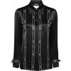 CHANEL Pre-Owned - Camicia 1994 - Donna - cotone/seta - 36 - Nero