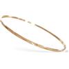 BRACCIALE DA DONNA RIGIDO SOTTILE IN ORO 18 KT FASCIA SFACCETTATA