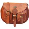 Fatto a mano Borsa da donna 13" All Top Bag in pelle con tracolla messenger vintage fatta ...
