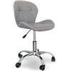 Vicino a Te Sedia da scrivania con ruote grigio