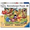 Ravensburger - Puzzle 4 Anni, Giant Floor Puzzle 60 Pezzi, Winnie the Pooh - Puzzle Bambini 4 Anni, Collezione Disney, Giochi Educativi e Divertenti, Idee Regalo