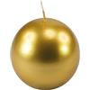 Cereria Di Giorgio - 6 Candele Sfera - Ø 6 cm - Oro
