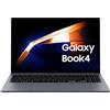 SAMSUNG Laptop Galaxy Book4, Display da 15,6, Windows 11, Processore Intel Core 7, 16GB RAM, 1TB SSD, Moonstone Gray [Versione italiana]