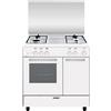 Glem Gas AR854GX cucina Elettrico/Gas Bianco
