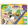 CRAYOLA - Lavagnetta Luminosa Cuccioli Light Up Tracing Pad Pets, Lavagna LED per Ricalcare, Disegnare e Colorare Animali, Portatile, per Bambini da 6 Anni, 04-1034