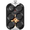 Tala 6 Tazze Jumbo Muffin Tin, Acciaio al Carbonio, Nero, 1 EA