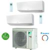 CLIMATIZZATORE DAIKIN BLUEVOLUTION DUAL SPLIT PERFERA INVERTER 12000+18000 BTU / 2MXM68A9 GAS R32 12+18 BTU