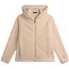 Freddy Felpa donna con cappuccio e zip in tessuto teddy
