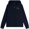 Freddy Felpa donna con zip e cappuccio con interno fantasia paisley
