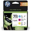 HP Confezione da 3 cartucce da 29 ml di inchiostro ciano/magenta/giallo 711