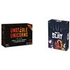 Asmodee - Unstable Unicorns VM18, Gioco da Tavolo per Adulti, Edizione in Italiano, 8583 & Here to Slay