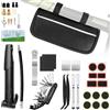 Ninonly Kit Riparazione Bici 38PCs Kit Riparazione Pneumatici Bici con 120PSI Mini Pompa d'Aria e 16 in 1 Attrezzo Multifunzione da Bici per l'uso in Situazioni di Emergenza Durante i Viaggi