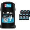 AXE Deodorante da uomo Stick Ice Chill, 48 ore non-stop fresco, profumo rinfrescante di menta gelida e limone (set di 6 x 50 ml)