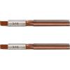 Agatige Alesatore manuale, 2 pezzi Sistema americano Alesatore conico con codolo cilindrico Alesatore metrico Punta da trapano Utensile per fresa manuale per la lavorazione noiosa (AgatigejI5-12)