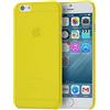 doupi UltraSlim Custodia per iPhone 6 Plus / 6S Plus (5,5 Pollici), Satinato fine Piuma Facile Mat Semi Trasparente Cover, Giallo