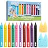 BlueY Giochi Bagnetto per Bambini, Set di Pastelli da Bagno Colori Lavabili
