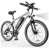 ESKUTE M100 Bicicletta Elettrica per Adulti, Bici Elettrica 27,5, Motore 250W, Batteria Rimovibile 36V 10Ah, Velocità 25Km/h, 7 Marce, Display LED, E-Bike Uomo e Donna